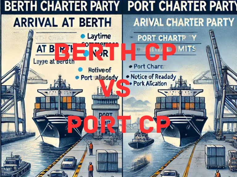 different between berth charter party and port charter party