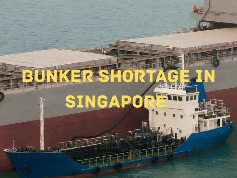 Bunker shortage in Singapore